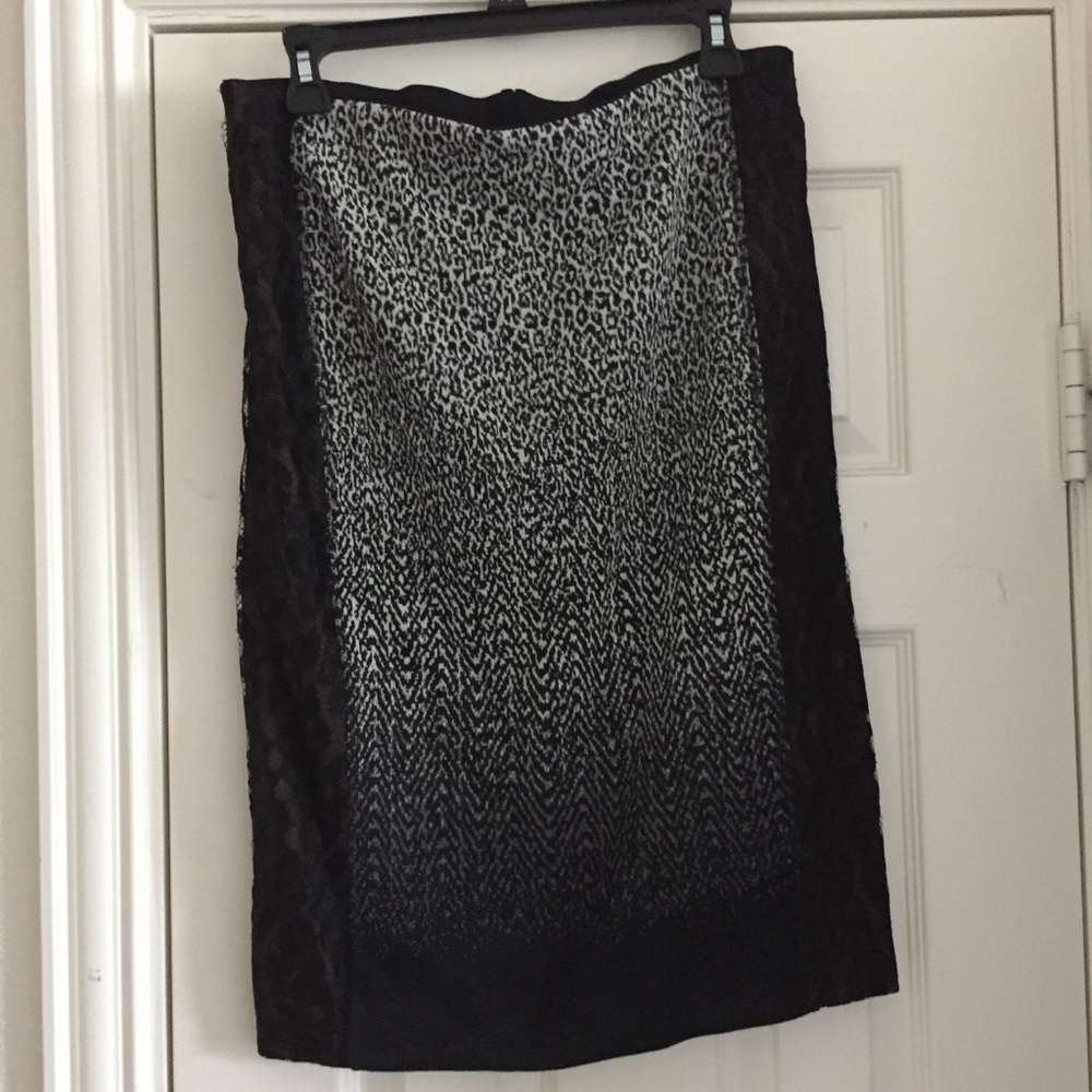Fun print pencil skirt